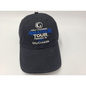 Golf Channel Amateur Tour Strapback Adjustable Hat Cap Casual Men Women Black